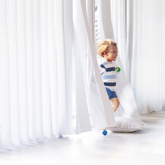 Wavea Sheer Vertical Blinds – Curtain Look, Blind Control